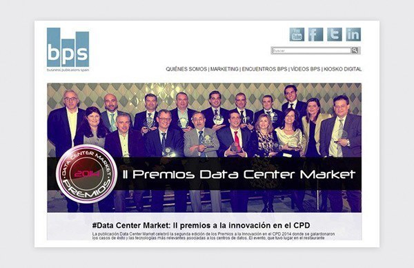 Web corporativa de BPS (Business Publications Spain).