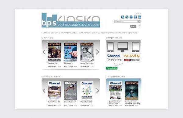 kiosque en ligne de BPS (Business Publications Spain)