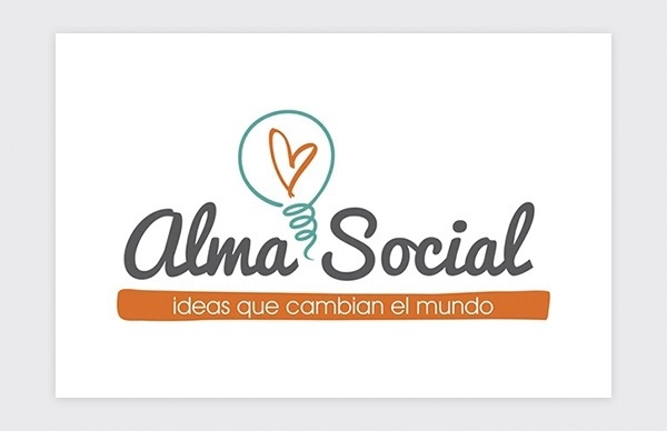 Diseño y creación de logotipo para Alma Social (original)