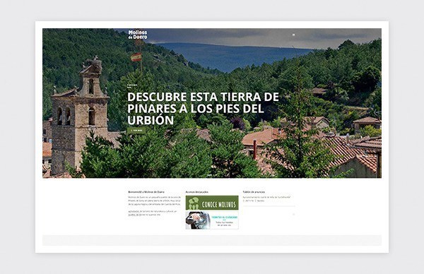 Site officiel de la mairie de Molinos de Duero (Soria).