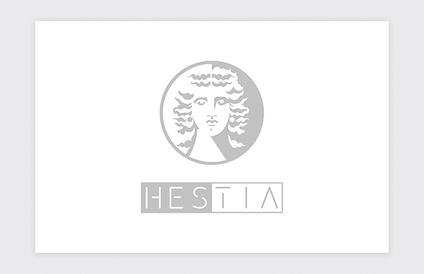 Design and creation of a logo for Hestia (turquoise)