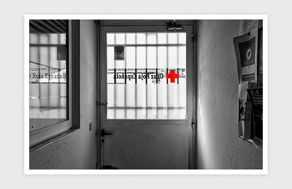 Reportage photographique du siège de la Croix-Rouge à Rivas Vaciamadrid